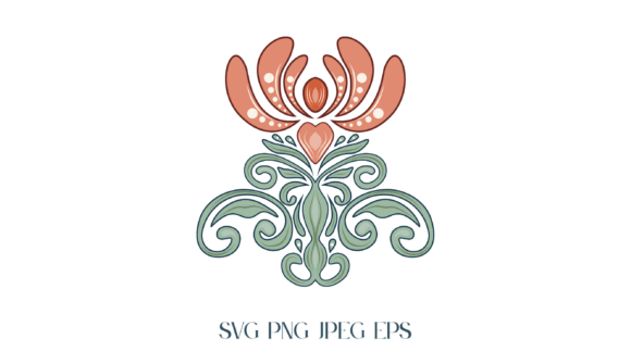 Download Vintage Floral Symmetry Pattern - Symmetry pattern Collection