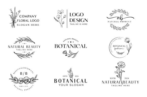 Download Botanical &amp; Floral Logo - Botanic Collection