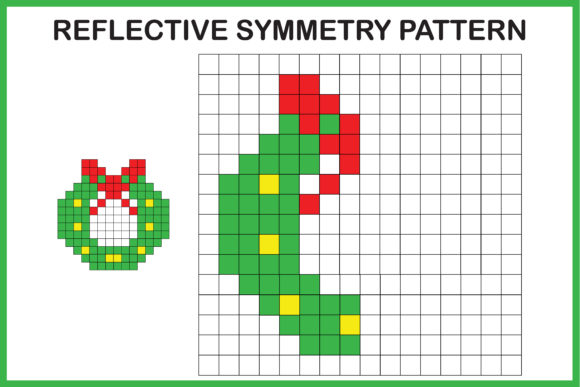 Download Christmas Reflective Symmetry Worksheet - Premium Resources