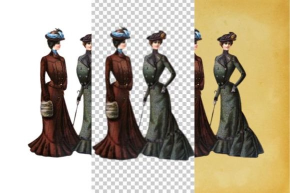 Download Vintage French Fashion Wall Art Print - Art print Collection