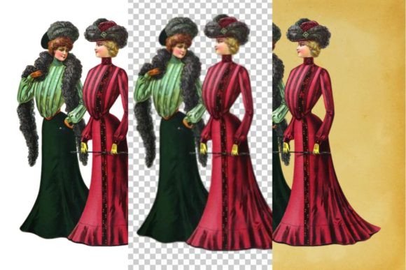 Download Vintage French Fashion Wall Art Print - Art print Collection