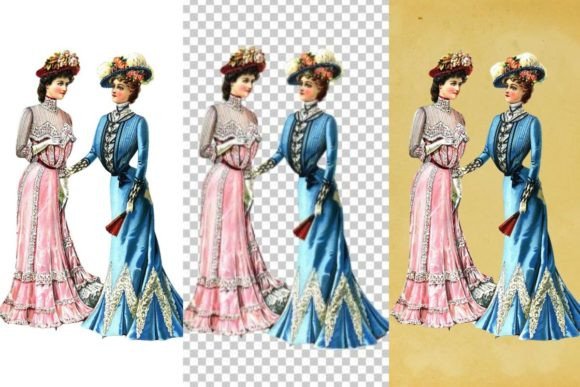 Download Vintage French Fashion Wall Art Print - Art print Collection